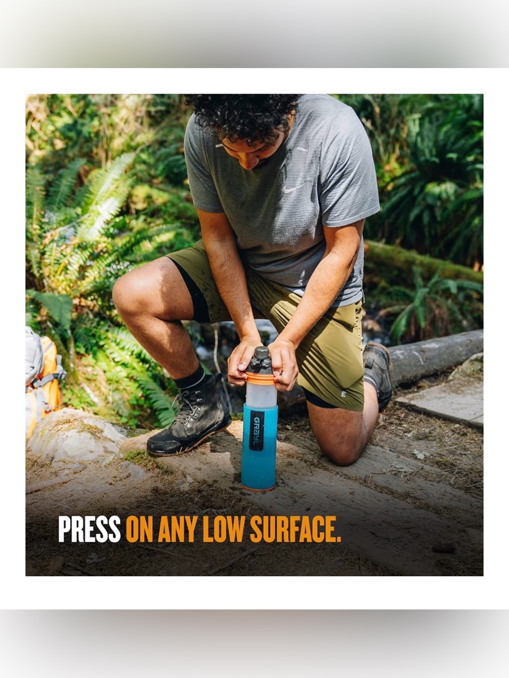 Blue Travel Water Bottle with Leak‑Resistant Cap - Picture 6 of 11